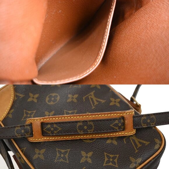 LOUIS VUITTON Danube Shoulder Bag Monogram Leather Brown France M45266 30YH514 - Picture 14 of 16